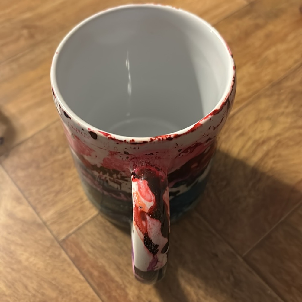 Ink Splatter Ceramic Mugs - Picture 5 of 13